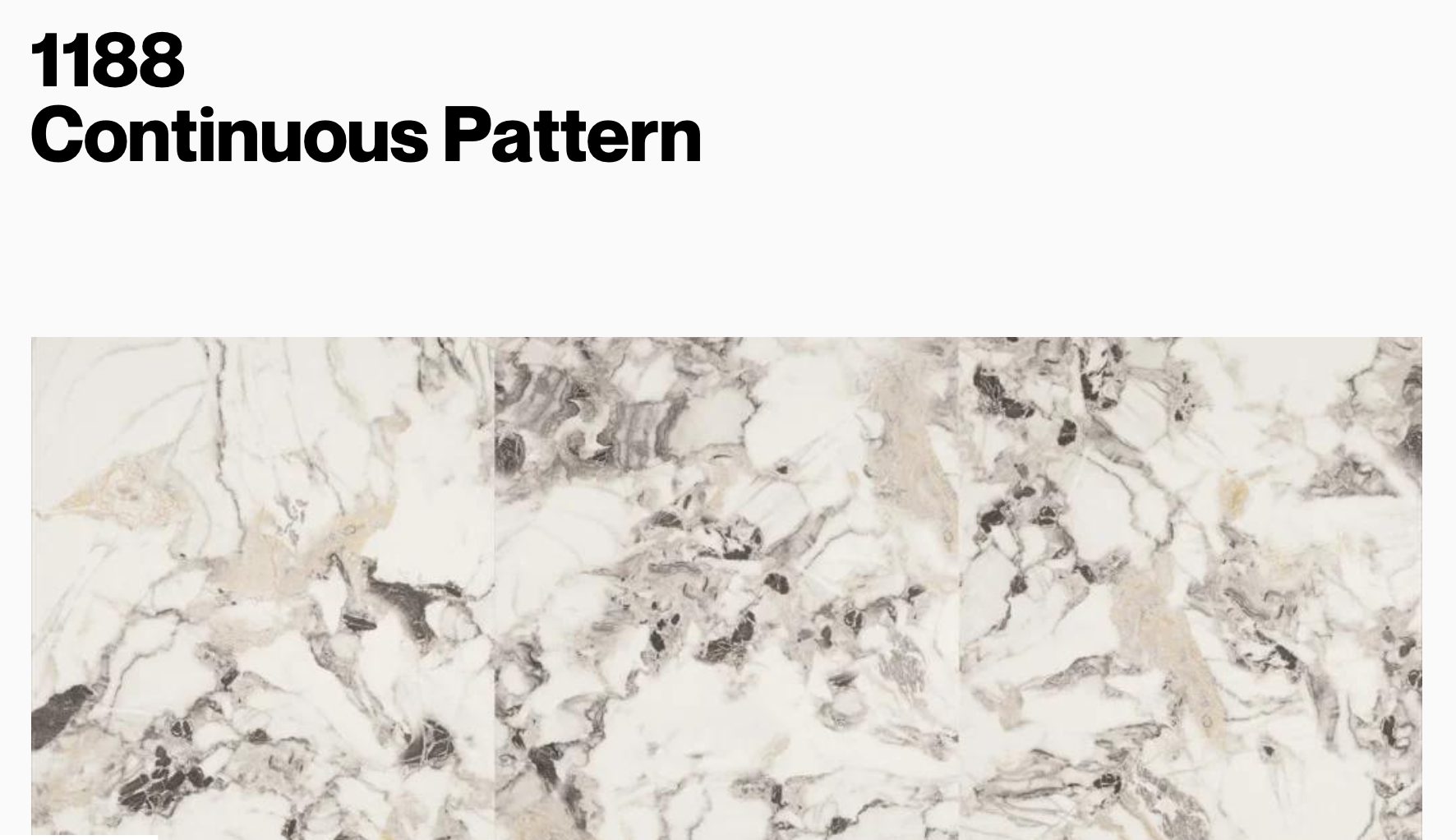 White continuous pattern marble with prominent grey and light brown — eco wall panel finish, Vireo Homes