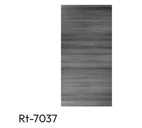 Dark grey wood grain veneer sample with horizontal texture — eco wall panel finish, Vireo Homes
