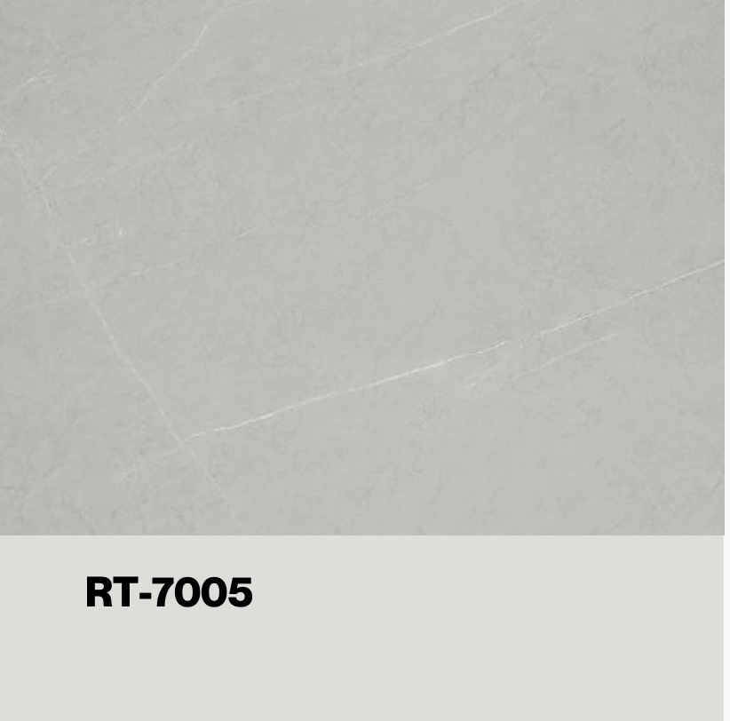 Light gray stone-look surface with subtle white veining. — eco wall panel finish, Vireo Homes