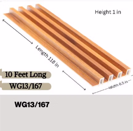 Fluted eco wall panel finish — Vireo Homes interior wall panels
