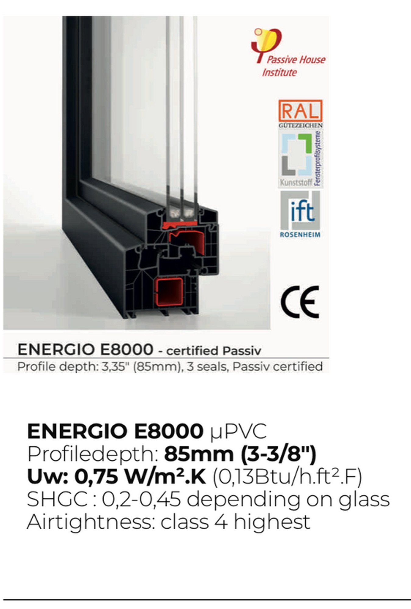 uPVC high-performance tilt-and-turn window — Vireo Homes Toronto