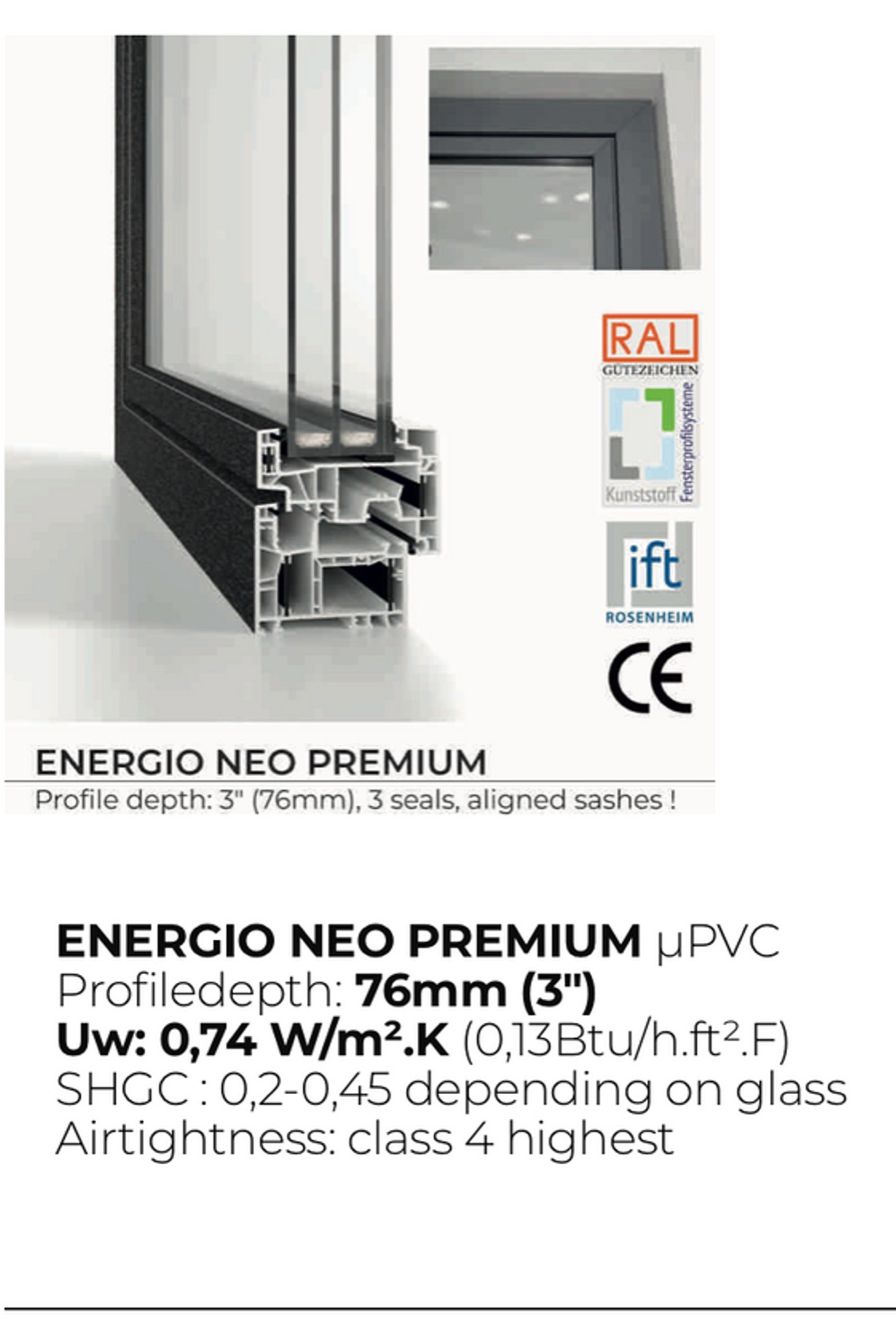 uPVC high-performance combination window — Vireo Homes Toronto